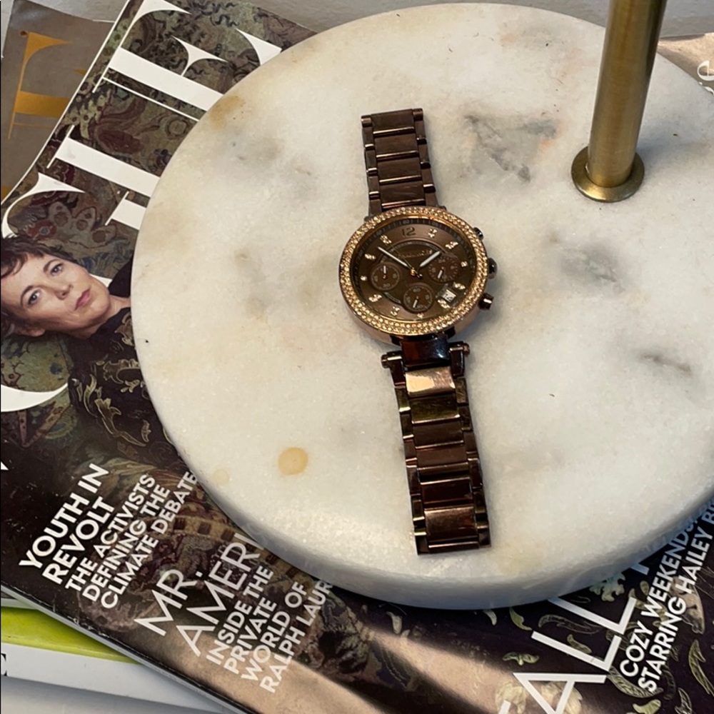 MK Bronze watch
